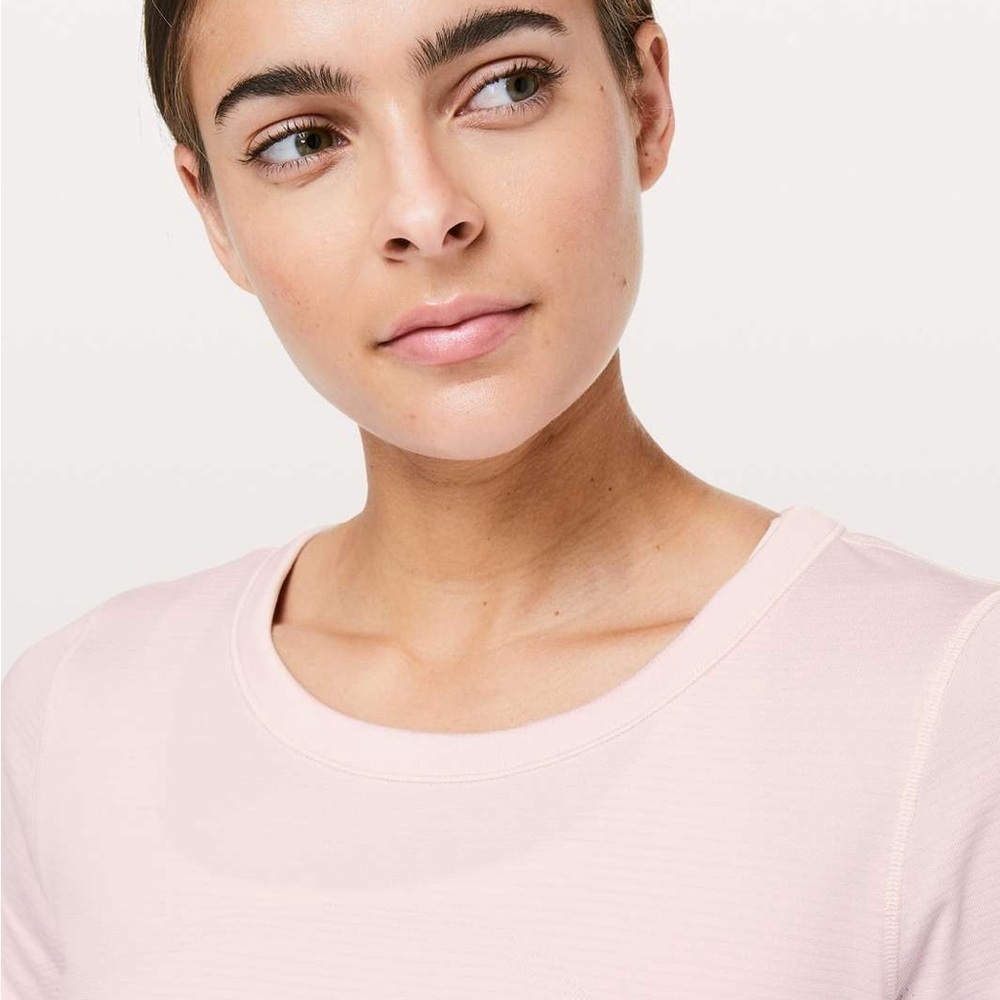 Lululemon Athletica Pink Fitted Short Sleeve Tee - Picture 4 of 9